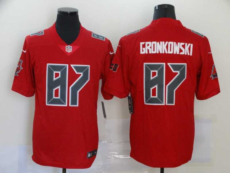 Nike Buccaneers 87 Rob Gronkowski Red Color Rush Limited Jersey,We sell and wholesale Nike Buccaneers 87 Rob Gronkowski Red Color Rush Limited Jersey on line form chian!